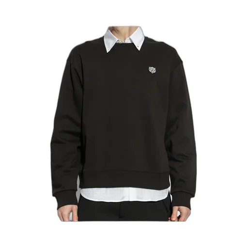 Logo Patch Crewneck Sweatshirt