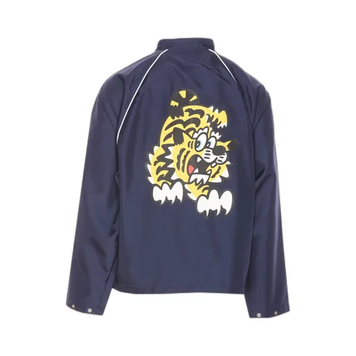 Logo Printed Zip-Up Jacket