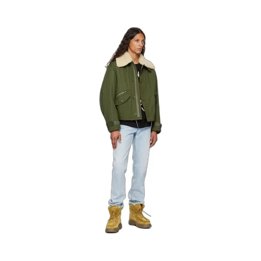 Lapel Logo Casual Jacket
