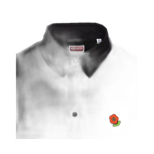 Floral Embroidered Long-Sleeved Shirt