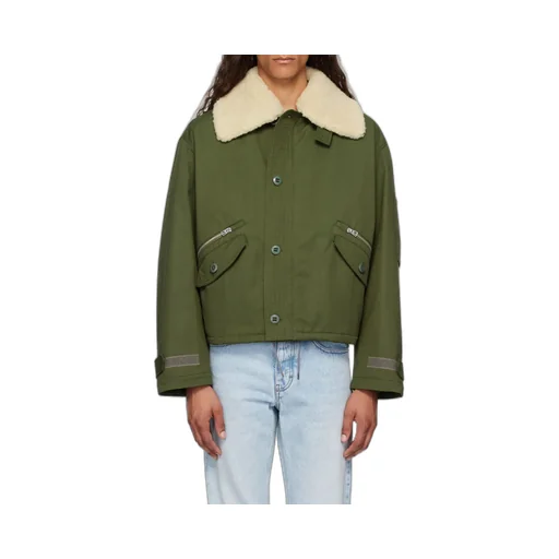 Lapel Logo Casual Jacket