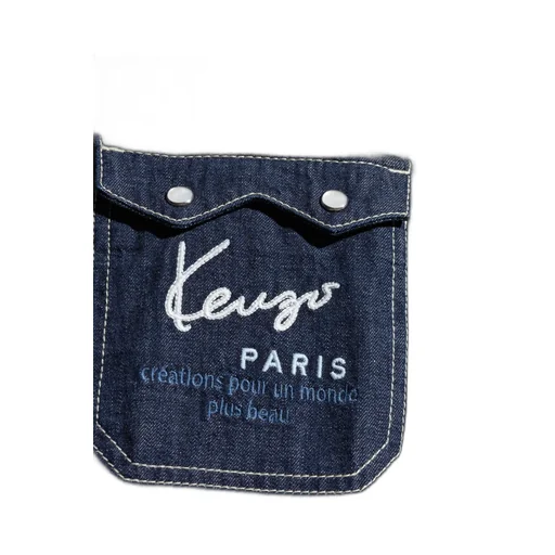 Logo Embroidered Buttoned Denim Shirt