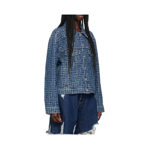 Kenzo Weave Trucker Jacket In Japanese Denim