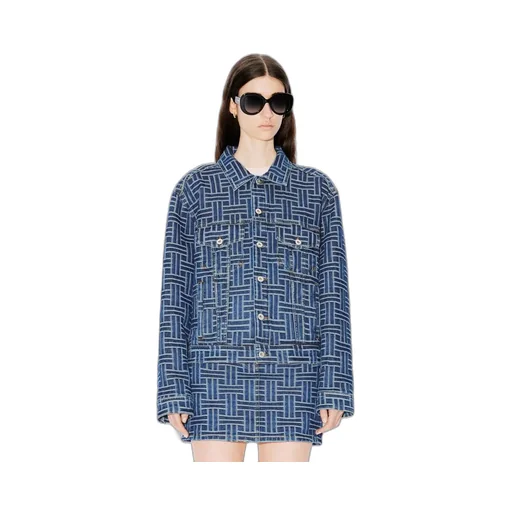 Kenzo Weave Trucker Jacket In Japanese Denim
