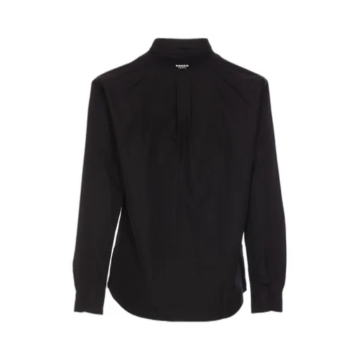 Floral Embroidered Long-Sleeved Shirt