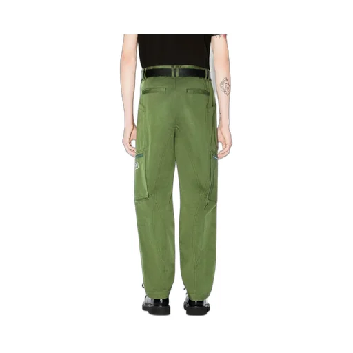 Straight-Leg Slim-Cut Cargo Pants