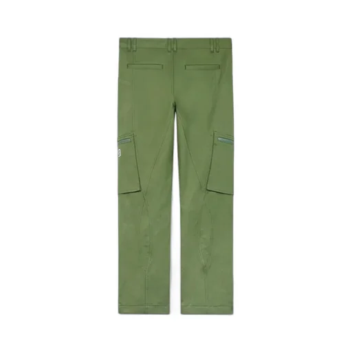 Straight-Leg Slim-Cut Cargo Pants