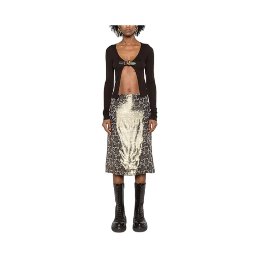 Kenzo Marguerite Straight Midi Skirt