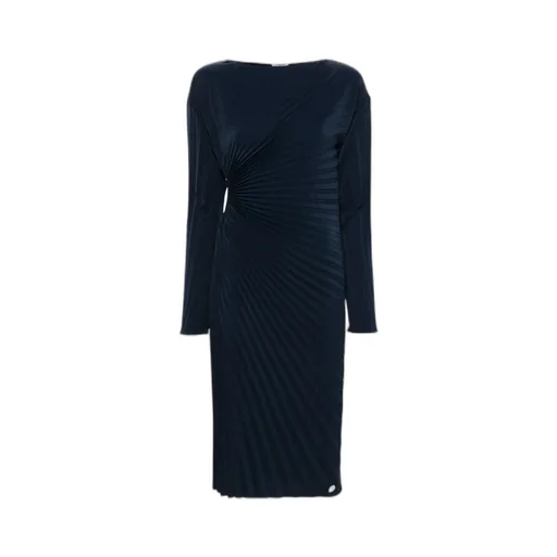 Sun-Ray Pleats Long Dress