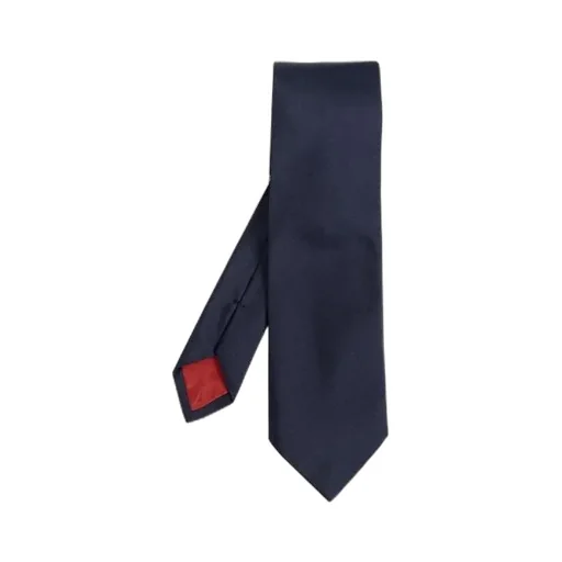 Tiger Embroidered Pointed-Tip Tie