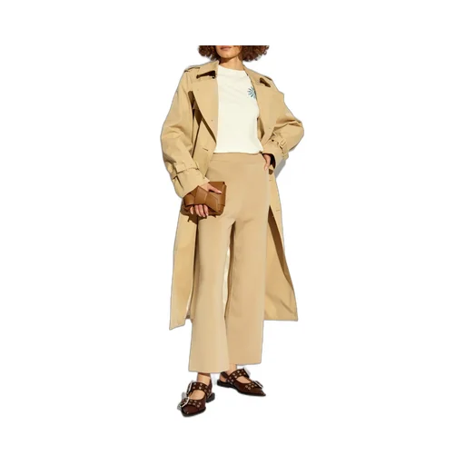 Logo Patch Cropped Trousers