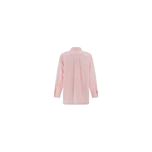 Logo Embroidered Striped Shirt