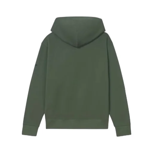 Boke Flower Embroidered Zipped Hoodie