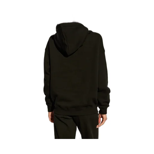 Logo Embroidered Drawstring Hoodie