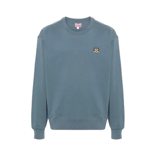 Lucky Tiger Embroidered Crewneck Sweatshirt