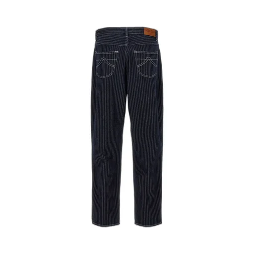 Logo Tag Ribbed Jeans