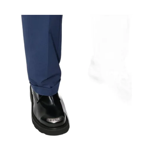 Straight-Leg Turn-Up Cuff Trousers