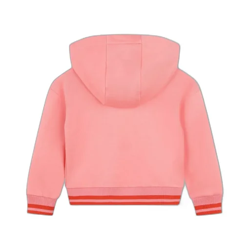 Logo Patches Zipped Hoodie