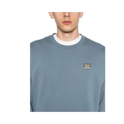 Lucky Tiger Embroidered Crewneck Sweatshirt