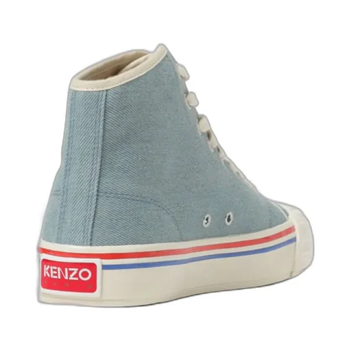Denim High-Top Trainers