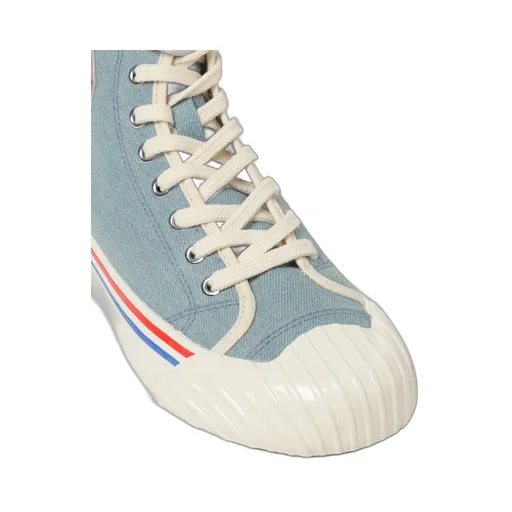 Denim High-Top Trainers