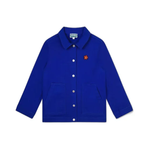 Long Sleeved Logo Embroidered Jacket