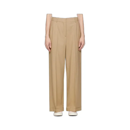 Belt Loop Zipper Casual Pants