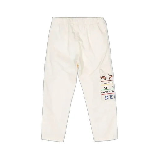 Logo Embroidered Casual Pants