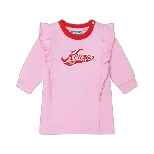 Embroidered-Logo Cotton Dress