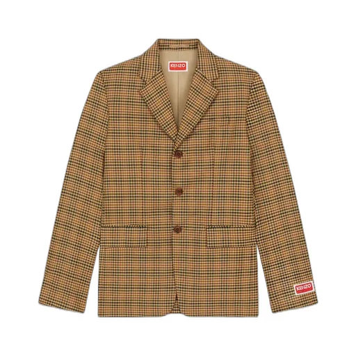 Checked Suit Jacket