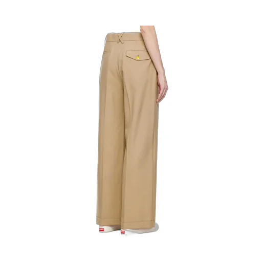 Belt Loop Zipper Casual Pants