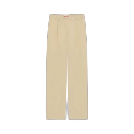 Elasticated-Waistband Tailored Trousers