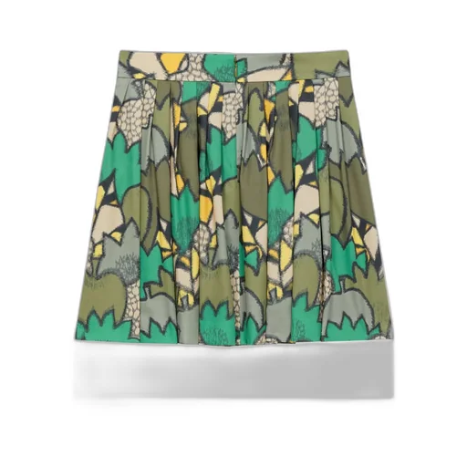Graphic Printed Mini Skirt