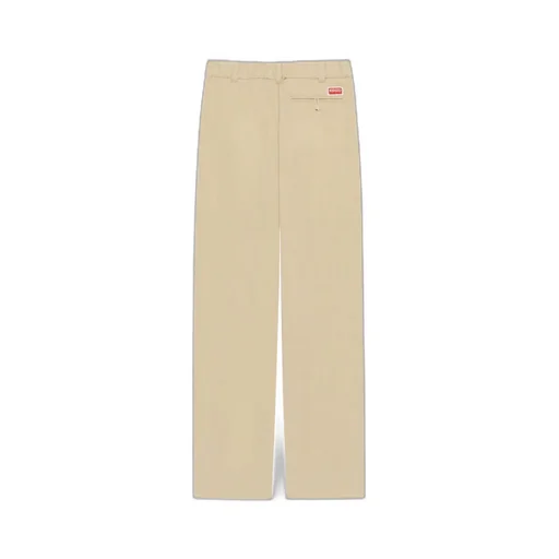 Elasticated-Waistband Tailored Trousers