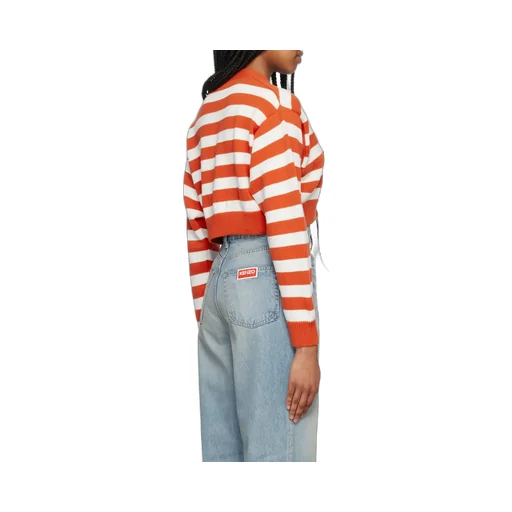 Striped Cropped Cardigan