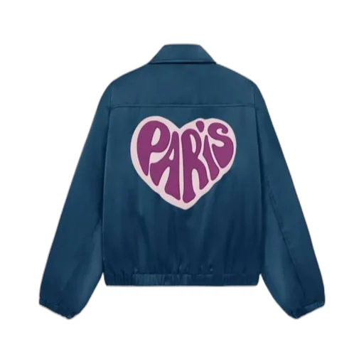 Heart Patch Zip-Up Jacket