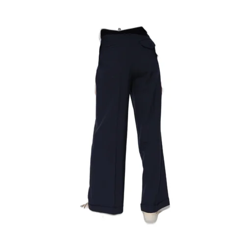 High-Waisted Flared Trousers