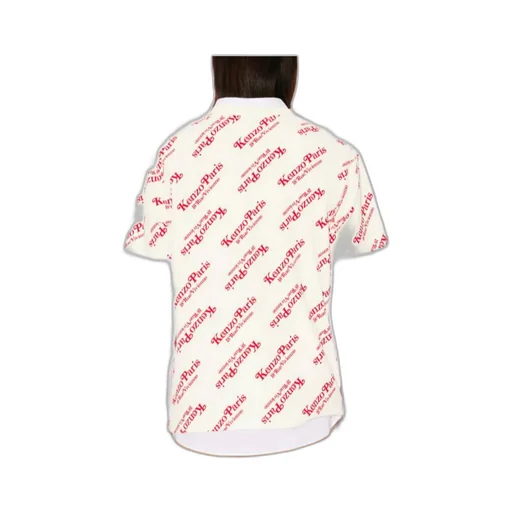 All-Over Logo Printed Oversize T-Shirt