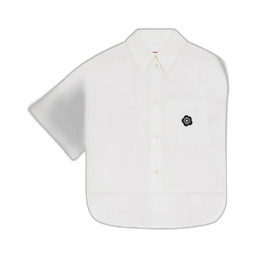Logo Patch Cropped Shirt