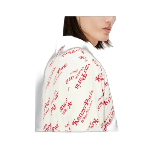 All-Over Logo Printed Oversize T-Shirt