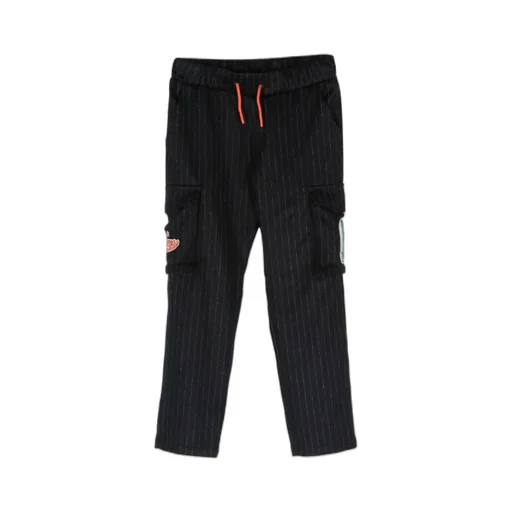 Logo Patch Drawstring Trousers