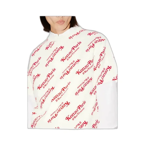 All-Over Logo Printed Oversize T-Shirt