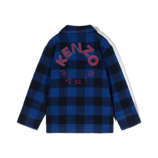 Checked Zip-Up Jacket