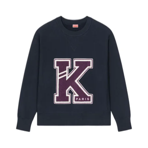 Logo-Patch Detailed Crewneck Sweatshirt
