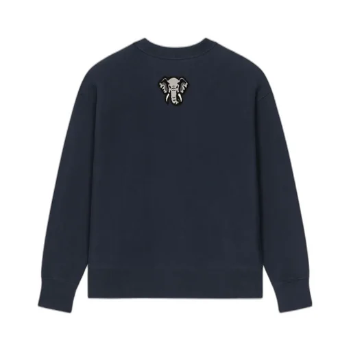 Logo-Patch Detailed Crewneck Sweatshirt
