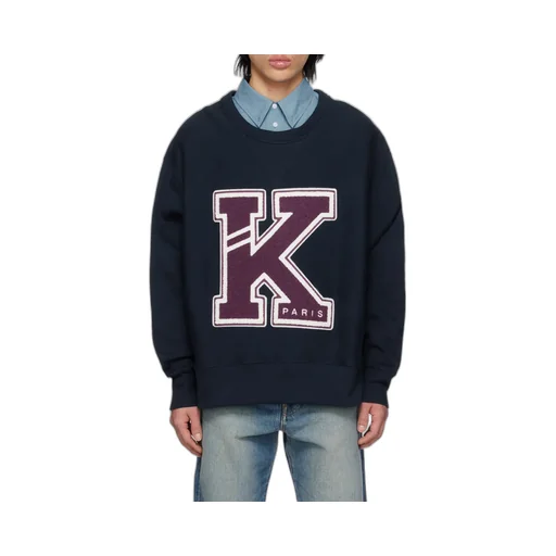 Logo-Patch Detailed Crewneck Sweatshirt