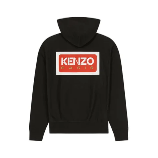 Logo-Printed Long Sleeved Hoodie