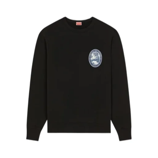 Long-Sleeved Crewneck Sweatshirt