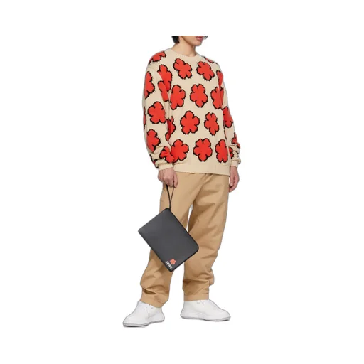 Boke Flower Printed Clutch Bag