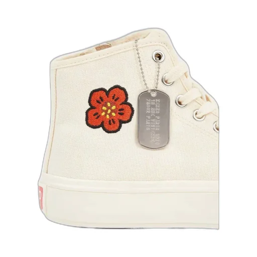 Boke Flower Motif High-Top Sneakers